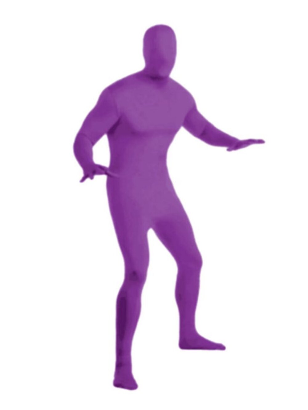 Alt Skin Alien Purple FULL BODYSUIT ZENTAI Morphsuit Thanos Costume Halloween